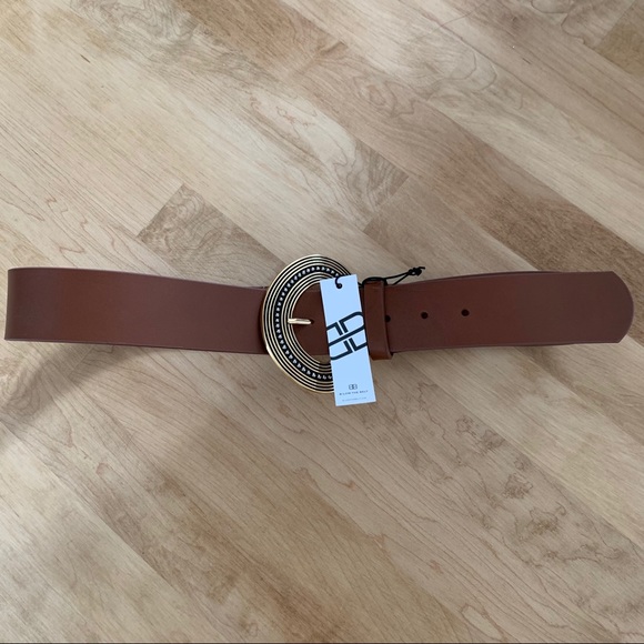 B-low the belt NWT faux brown leather belt
